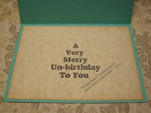 ... Wonderland A2 Card - Mad Hatter Tea Party - quote, funny, anytime card