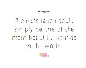 child's laugh could simply be one of the most beautiful sounds in ...