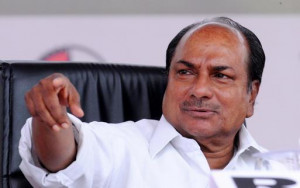 file picture of Defence Minister A. K. Antony. Following the ...