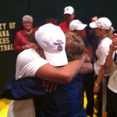 ... college coach, Pat Summitt, after winning the WNBA Championship. More
