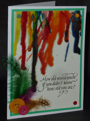Melted Crayon Art With Quotes Id: mc june/12 - crayon art