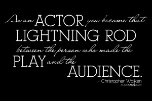 WALLPAPER: Christopher Walken quote on acting