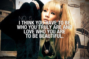 CL knows the definition of 'beautiful'
