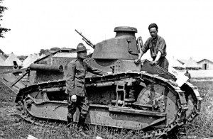 First American tanks