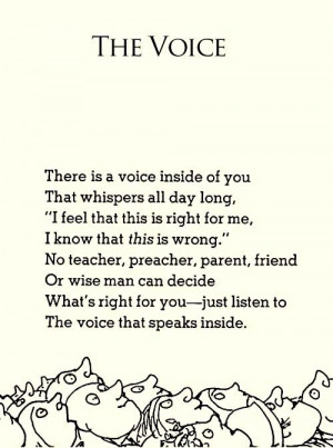 The voice...