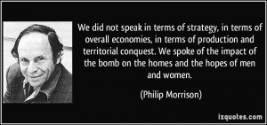 More Philip Morrison Quotes