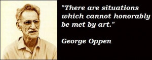 George oppen famous quotes 3