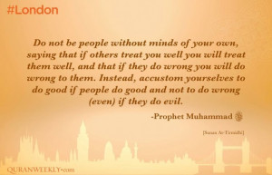 to do good if people do good & do not do wrong (even) if they do ...