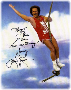 Richard Simmons Exercise Quotes. QuotesGram