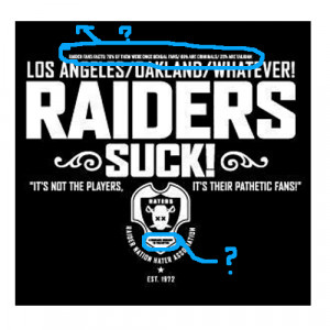Raiders Suck Tshirt??