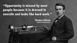 edison quote opportunity is missed by most people
