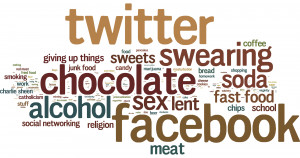 ... top 100 things that people on Twitter are giving up for Lent in 2011