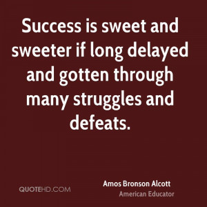 Amos Bronson Alcott Success Quotes