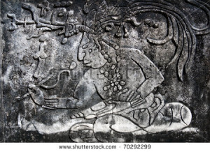 Ancient Mayan Stone Reliefs...