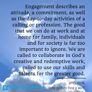 What is engagement? In this quote from author James Nolan, taken from ...