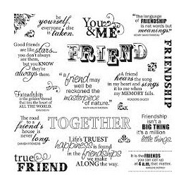 Quotes About Friendship Forever Fiskars stamp friends forever