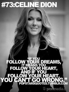 Celine Dion quotes More