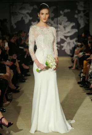 Vestidos de novia 2015 de Carolina Herrera elegancia y clasicismo