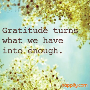Gratitude...This Is So True.....