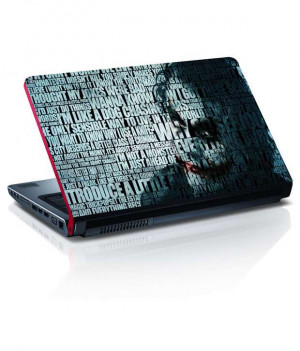 Amore Quotes Joker Batman Laptop Skin available at SnapDeal for Rs.229