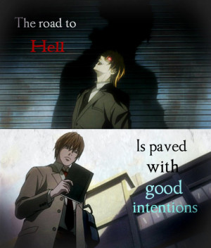 Light Yagami- The Road to Hell by PrincessBlueFire