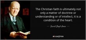 The Christian faith is ultimately not only a matter of doctrine or ...
