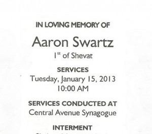 Aaron Swartz Suicide Note