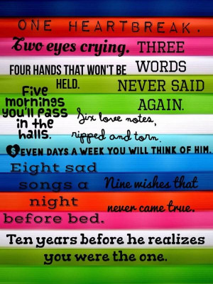 Heart break quotes, love, deep, sayings