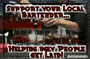 Support Local Bartender picture