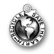 Save The Earth Recycle Charm