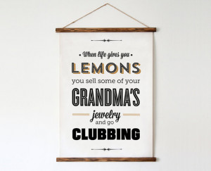 Typography Print, Quote Print, Parks and Rec, Tom Haverford, Clubbing ...