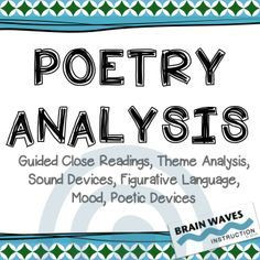 Help students dive deep into poetry analysis with this extremely ...