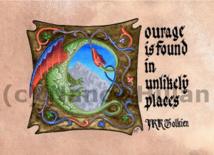 PRINT JRR Tolkien Quote 