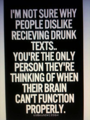 Drunk texts