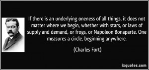 More Charles Fort Quotes