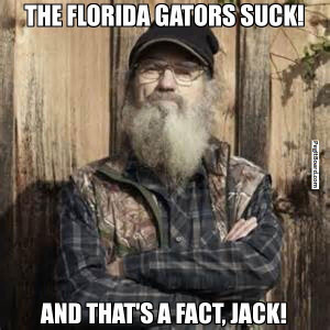 THE FLORIDA GATORS SUCK! AND THAT