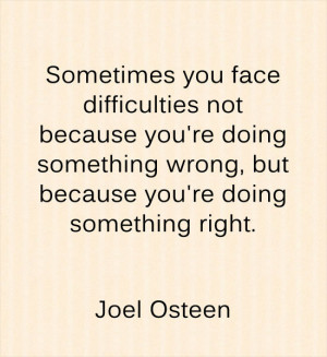 not because you're doing something wrong, but because you're doing ...