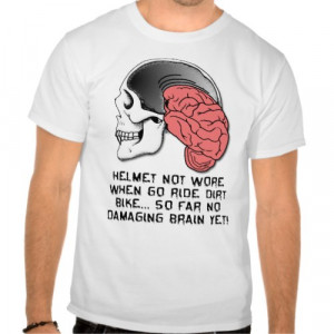 http://www.zazzle.com/helmet_brain_damage_funny_dirt_bike_motocross ...