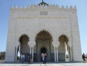 Hassan II Mausoleum of Muḥammad V, Rabat, Mor. His son, Hassan II ...