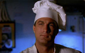 Stephen Seagal as a busted cook in Under Siege