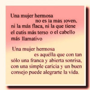 Una Mujer Hermosa Frases Hermosas Para Facebook