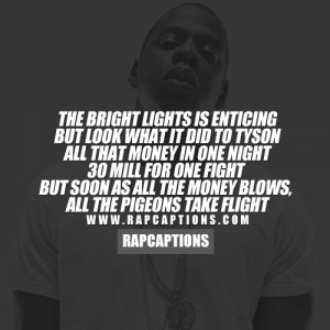 ... money blows, all the pigeons take flight - Jay-Z Quotes / Holy Grail