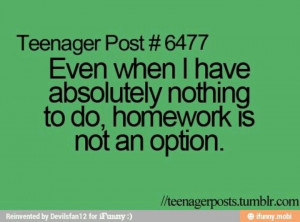 hate homework