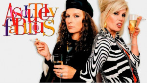 Starring Jennifer Saunders and Joanna Lumley as Eddy and Patsy