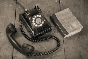Antique Swedish Telephone - 1920 Royalty Free Stock Photo ...