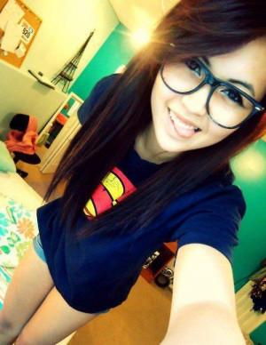 supermen t-shirt nerd swag girl