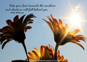 Inspirational Picture - Walt Whitman Quote
