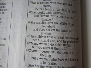 How to be a Virtuous Woman: Or, how about a Crabby Woman? a Messy ...