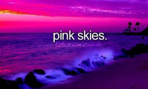 Pink Skies :)