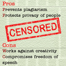 Pros and cons of censorship